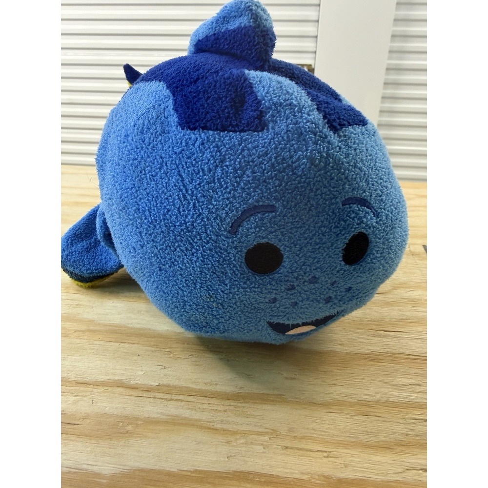 Disney Store Large Dory Tsum Tsum 12" Plush Finding Nemo Pixar Blue Fish